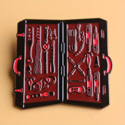 BDSM Equipment Suitcase Enamel Pin