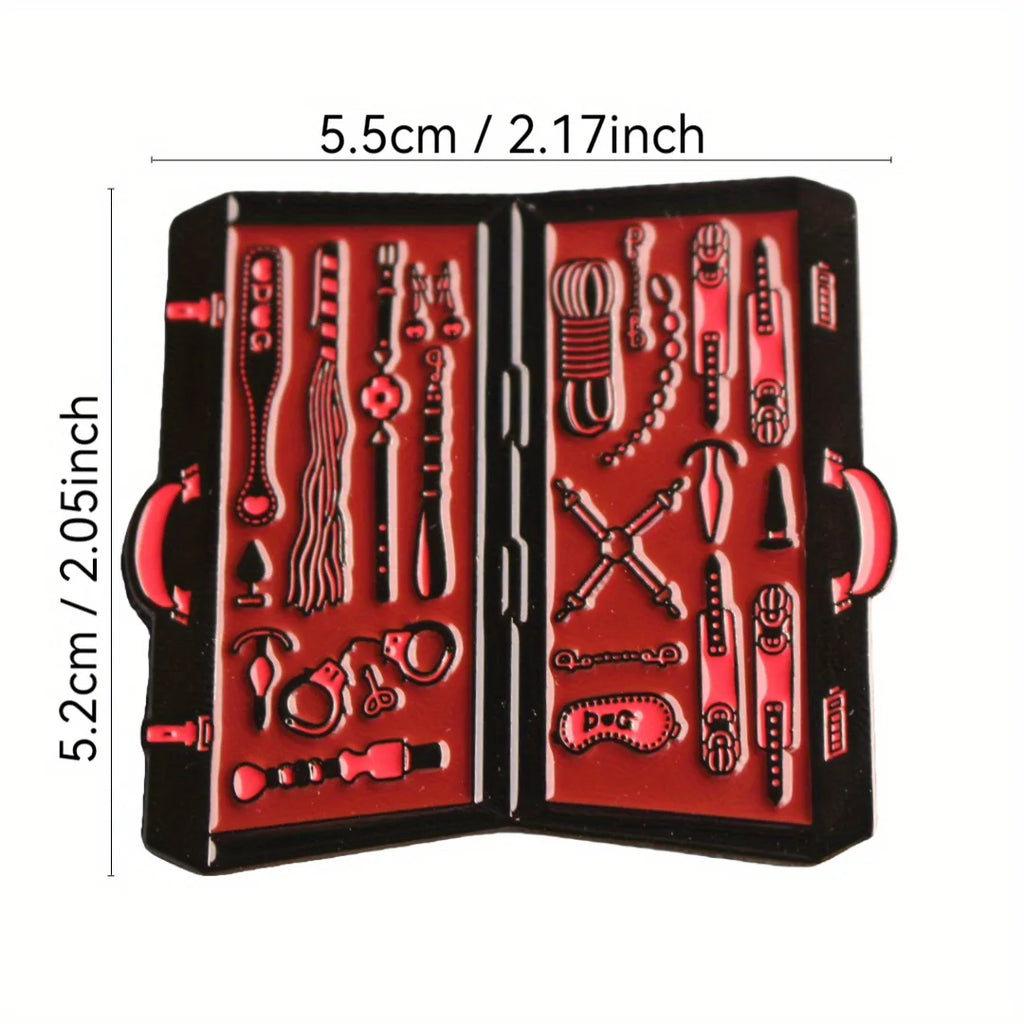 BDSM Equipment Suitcase Enamel Pin