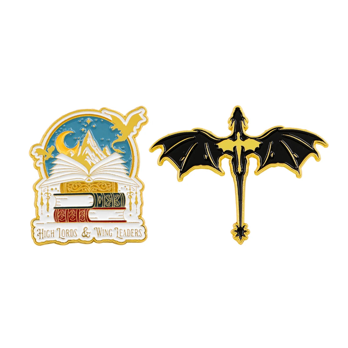 Fourth Wing Enamel Pins