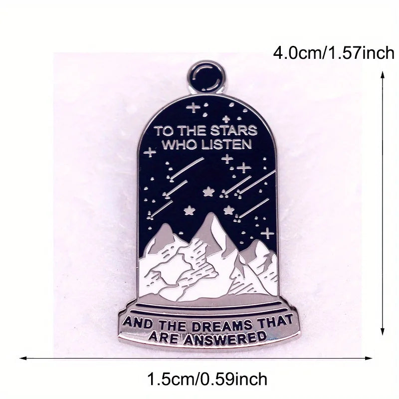 To The Stars Who Listen.. ACOTAR Ramiel Enamel Pin