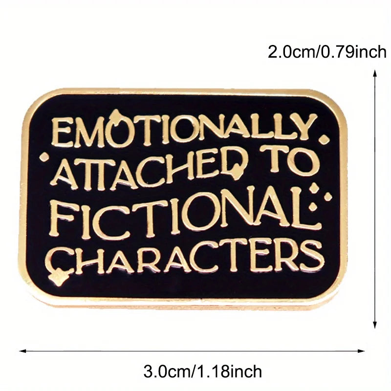 BOOKTOK Attached To Fictional Characters Pin
