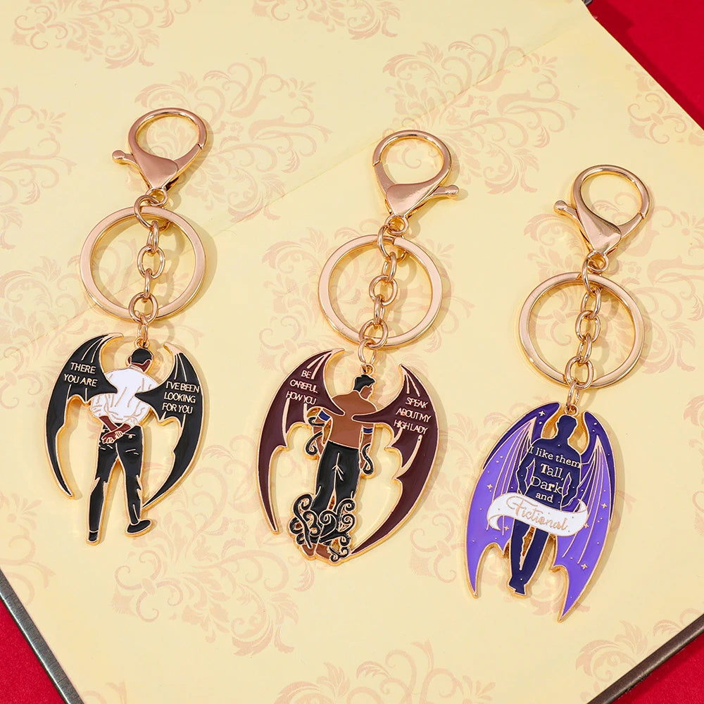 Bat Boys Enamel Pin | Fantasy Reader Badge | Romantasy & BookTok Gift