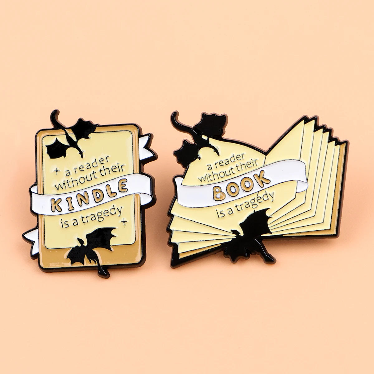 Fourth Wing Enamel Pins