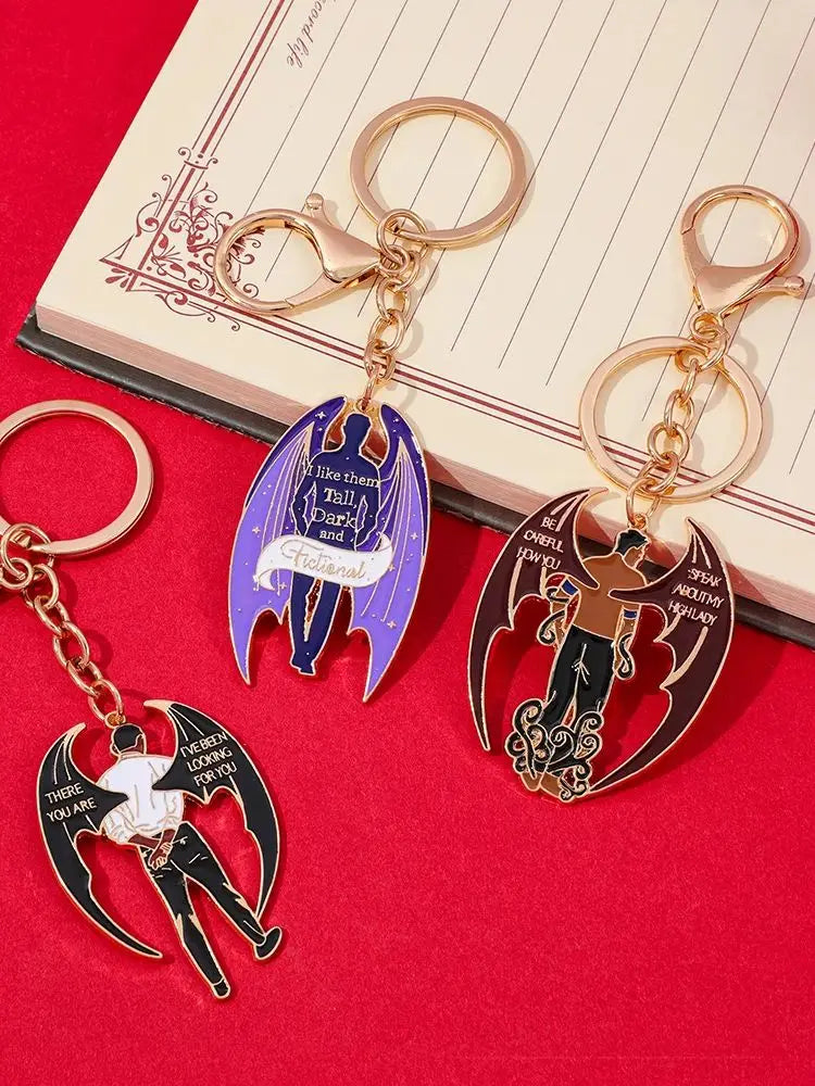 Bat Boys Enamel Pin | Fantasy Reader Badge | Romantasy & BookTok Gift
