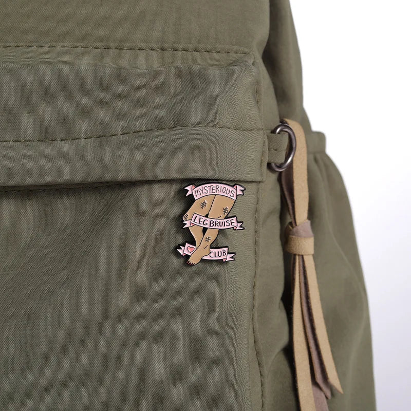 Mysterious Leg Bruise Club - Enamel Pin