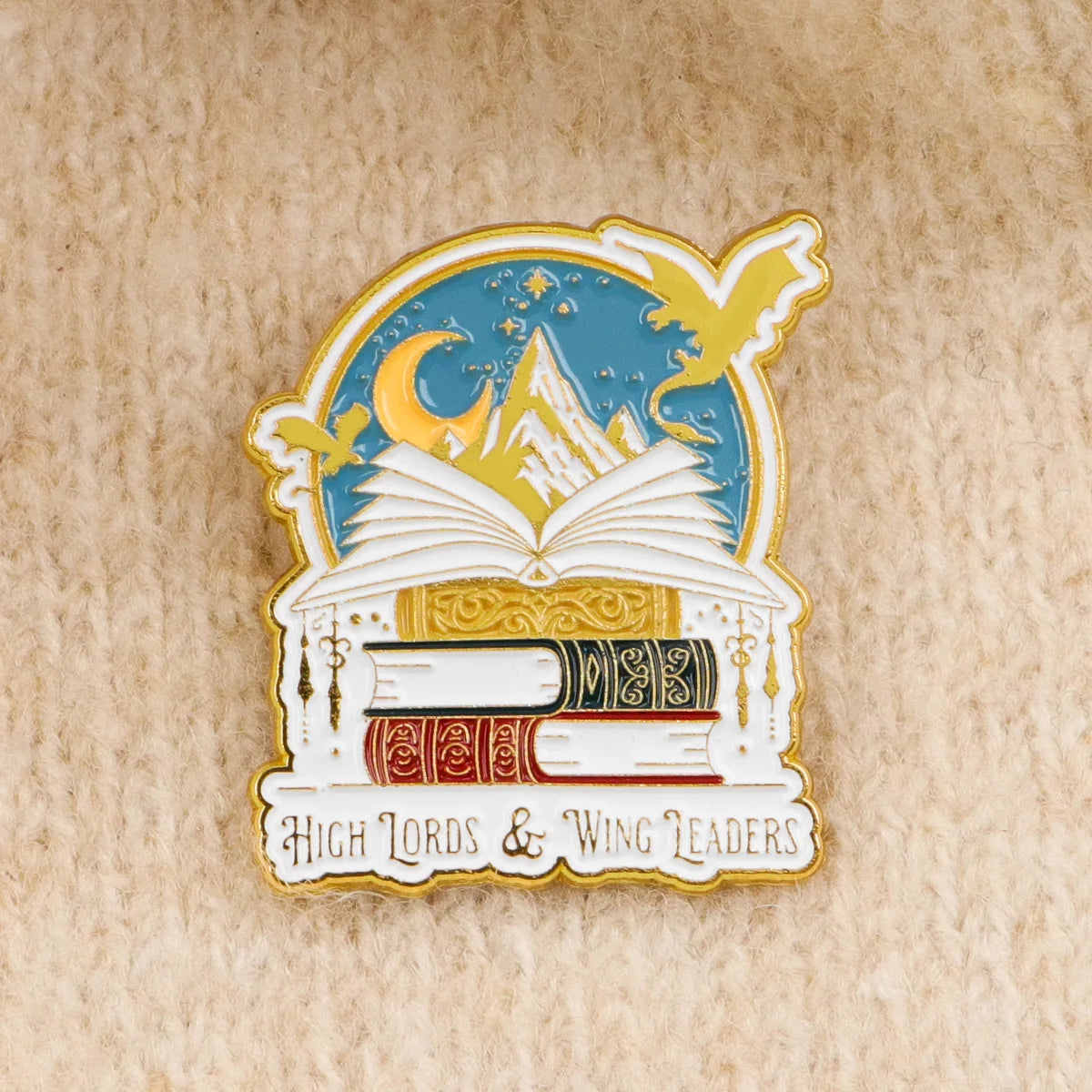 Fourth Wing Enamel Pins