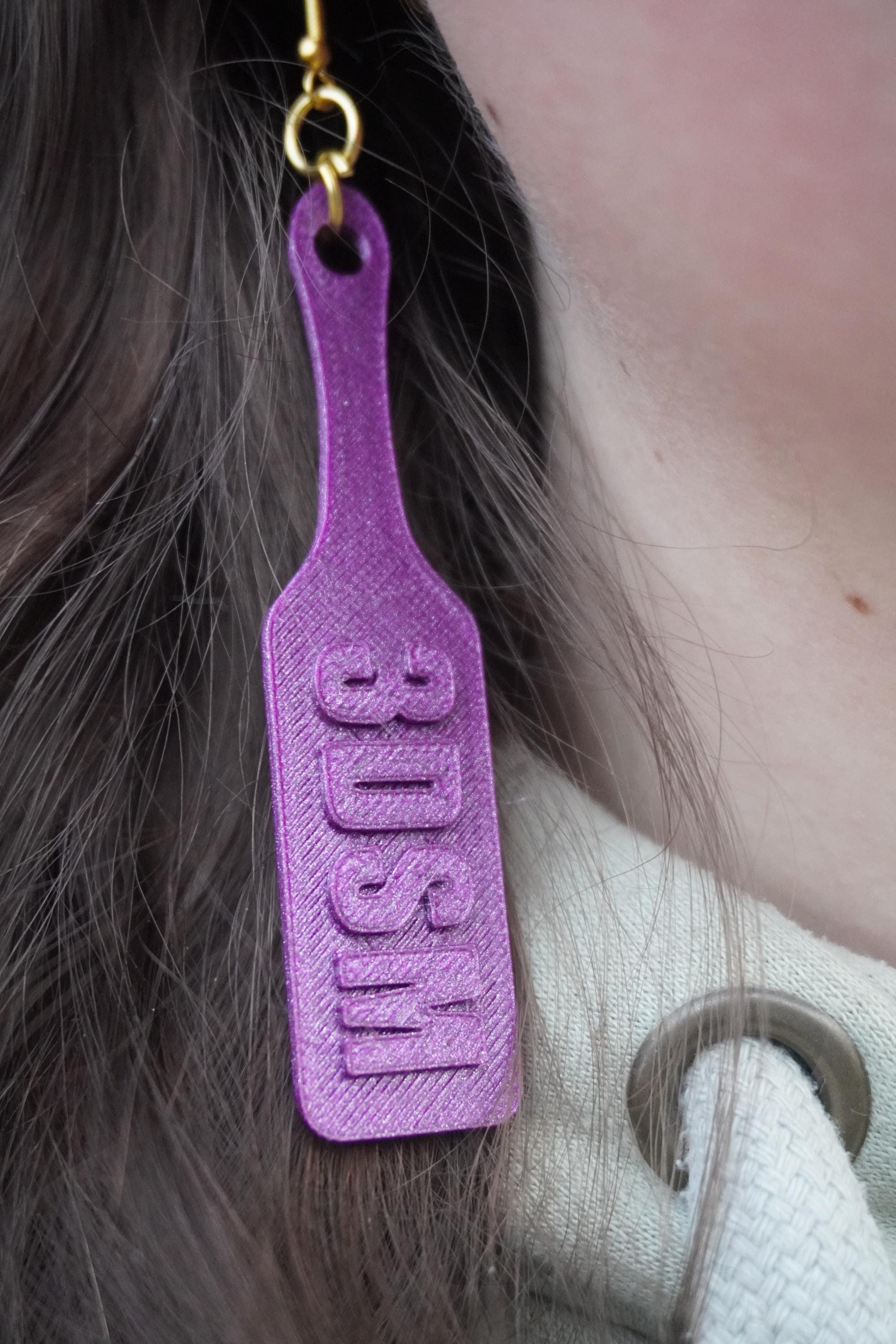 Paddle Ear-Rings, Your Name here! (etsy image id: 6567800626)