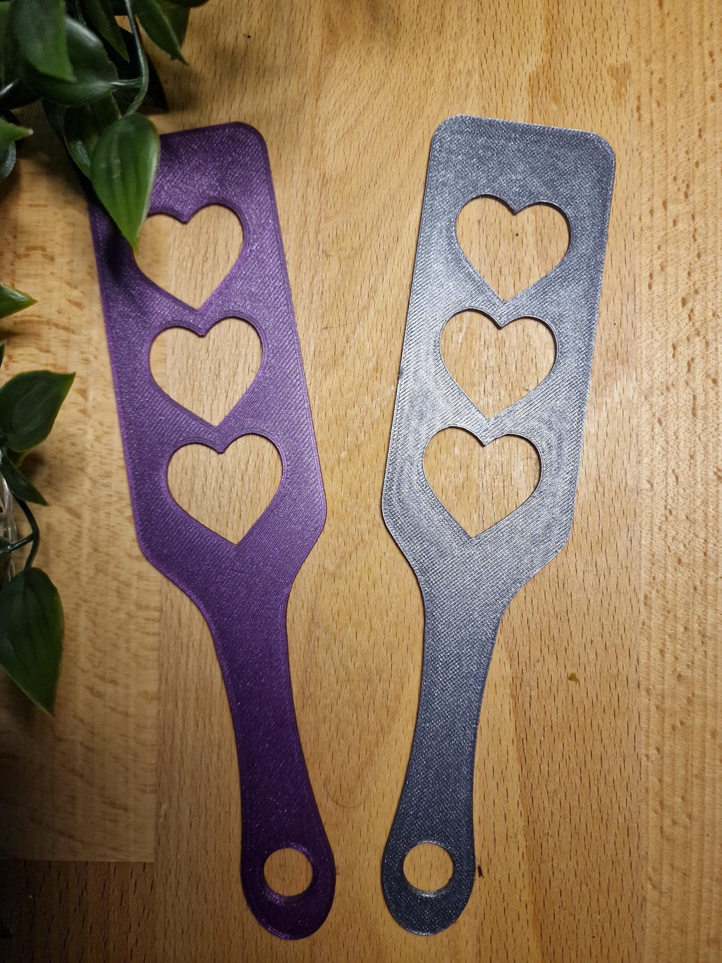 Heart Paddle Bookmarks - Kinky BDSM 3d-Printed Accessory (etsy image id: 6610489846)