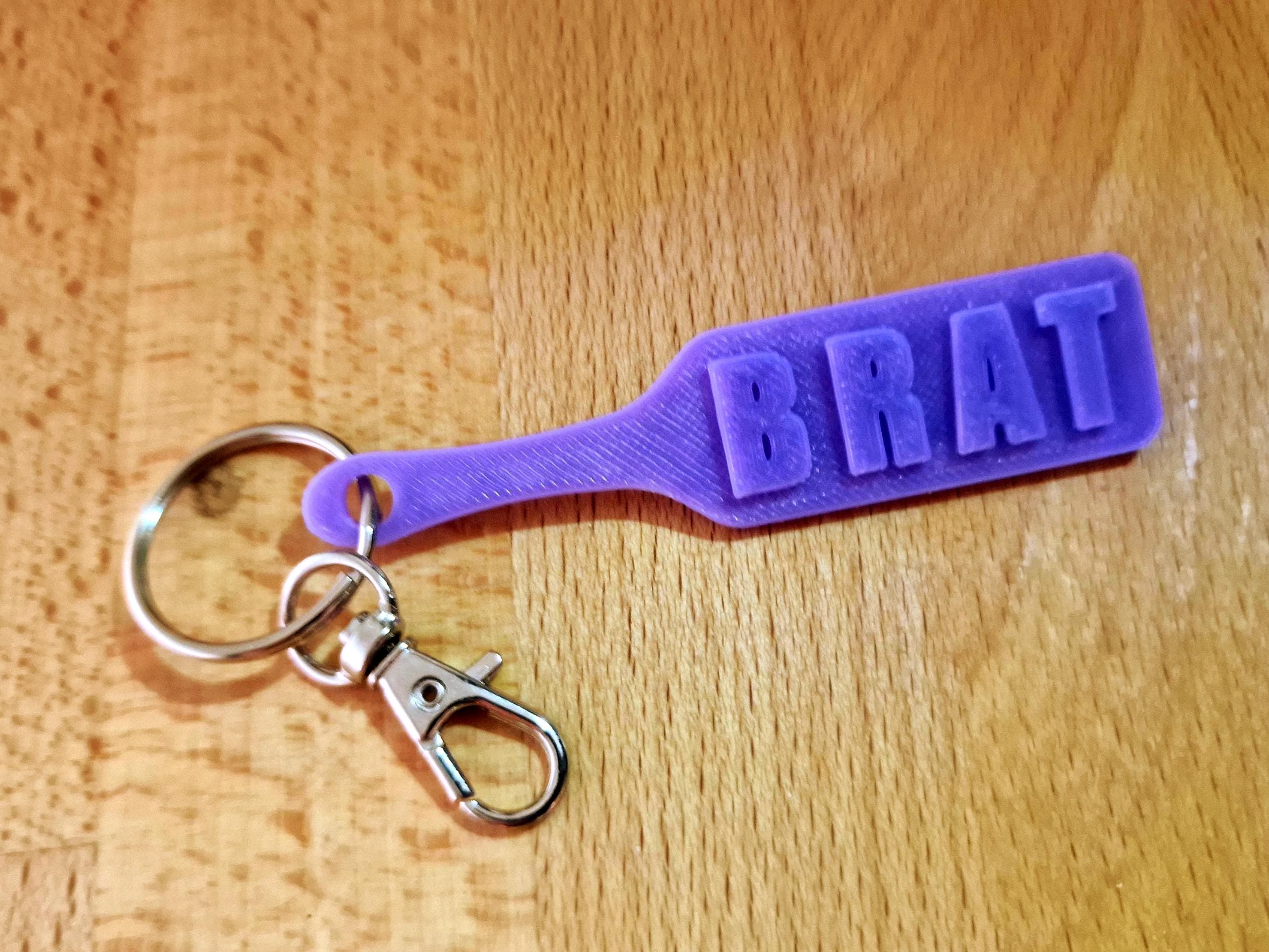 BRAT Paddle - Kinky BDSM 3d-Printed Accessory (etsy image id: 6938075251)