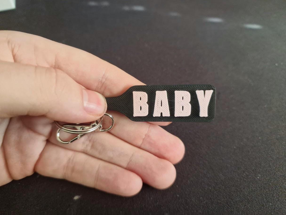 Baby BDSM Paddle Keychain with Custom Accent colour! 3 (etsy image id: 7072396300)