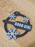 Personalised Paddle Christmas Bauble with Custom Colours - Kinky and Festive Giftf (etsy image id: 7517593211)