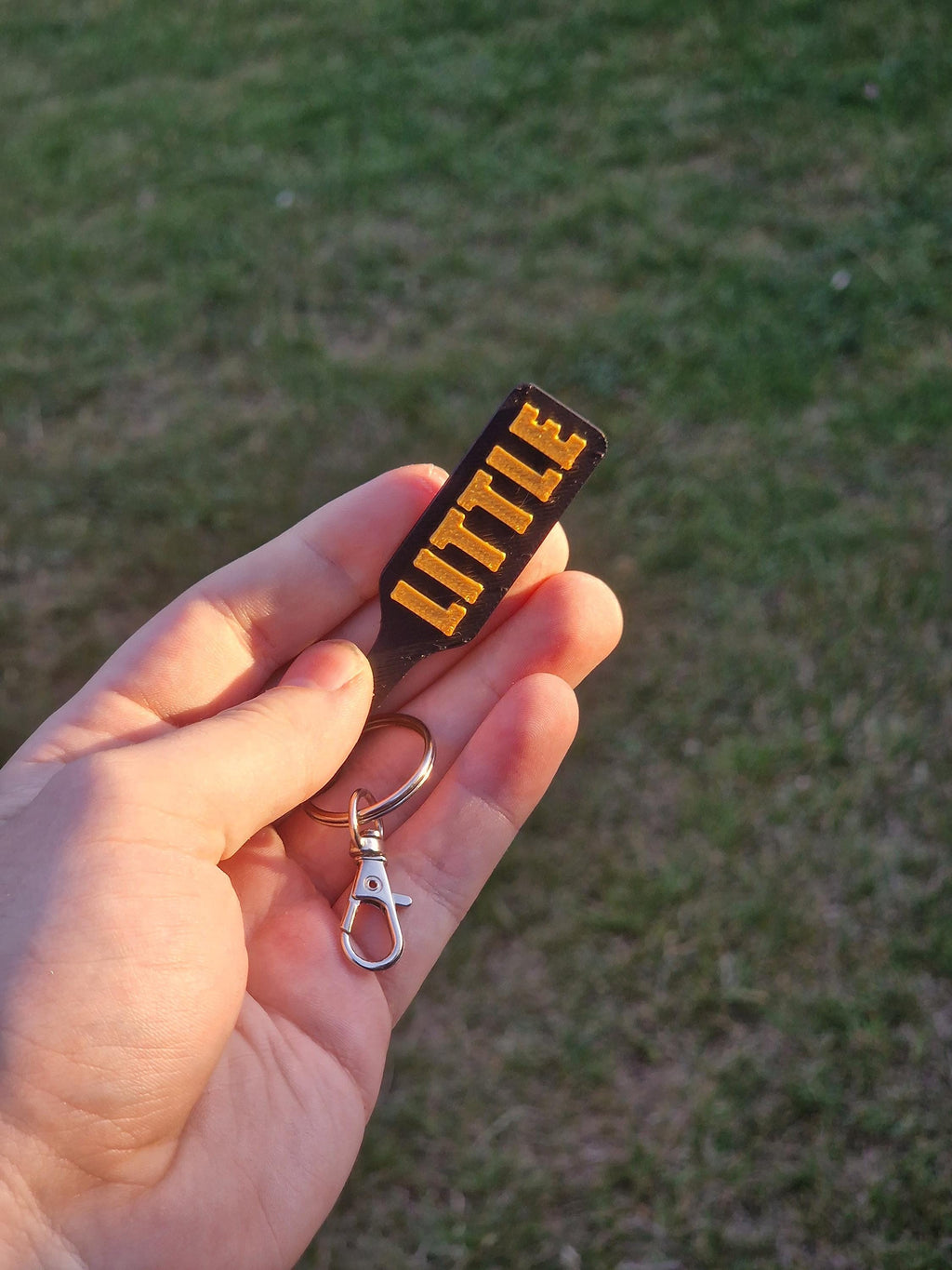 Custom Text BDSM Paddle Keychain – Spanking Paddle with Colour choice! Personalised Kink Accessory. (etsy image id: 7581254990)