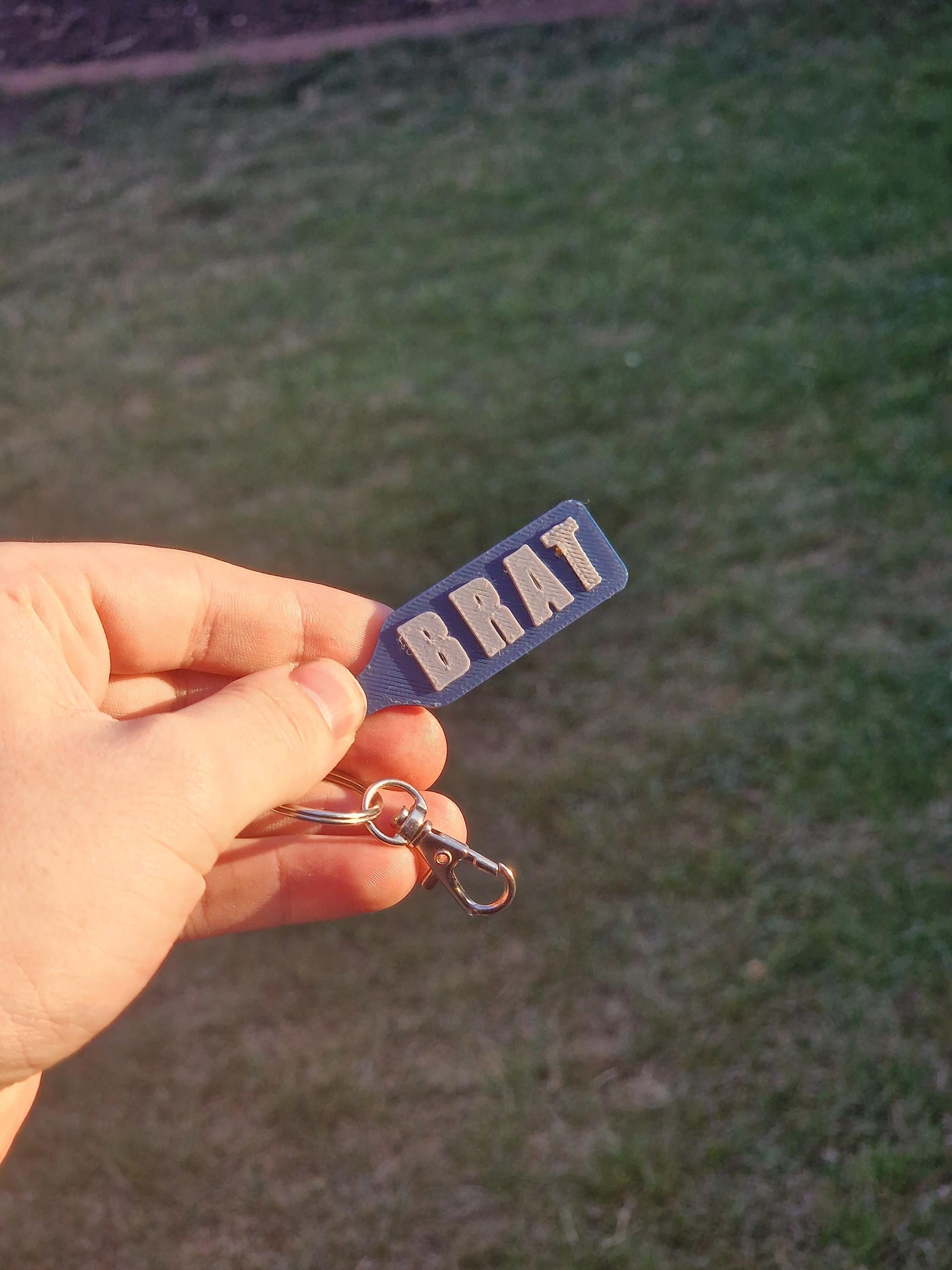 Customisable BRAT Paddle! - Kinky BDSM 3d-Printed Accessory (etsy image id: 7581274246)