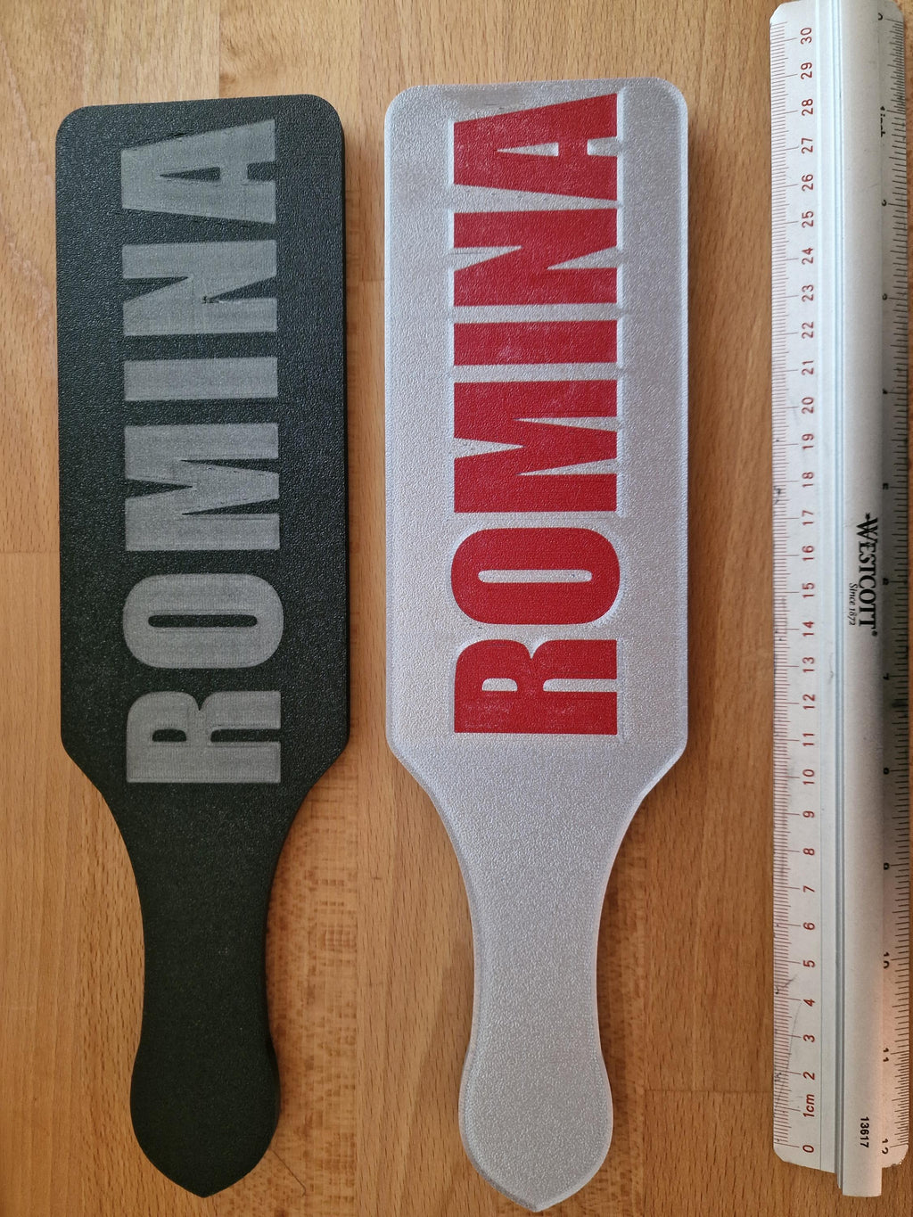 Personalised Spanking Paddle - Mid-Size BDSM Impact Toy 3D Printed (etsy image id: 7581581310)