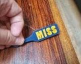 MISS BDSM Paddle Keychain with Custom Accent colour! Furry & Petplay Gift (etsy image id: 7830595627)