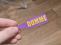 DOMME BDSM Paddle Keychain with Custom Accent colour! Furry & Petplay Gift (etsy image id: 7830617573)