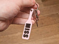 MISS BDSM Paddle Keychain with Custom Accent colour! Furry & Petplay Gift (etsy image id: 7957344676)