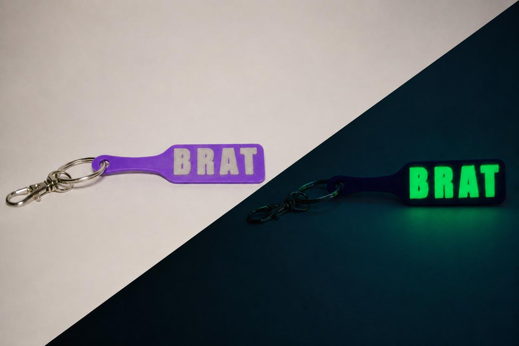 Glow-in-the-dark BDSM Paddle 3D Printed Spanking Accessory! (etsy image id: 7995554032)