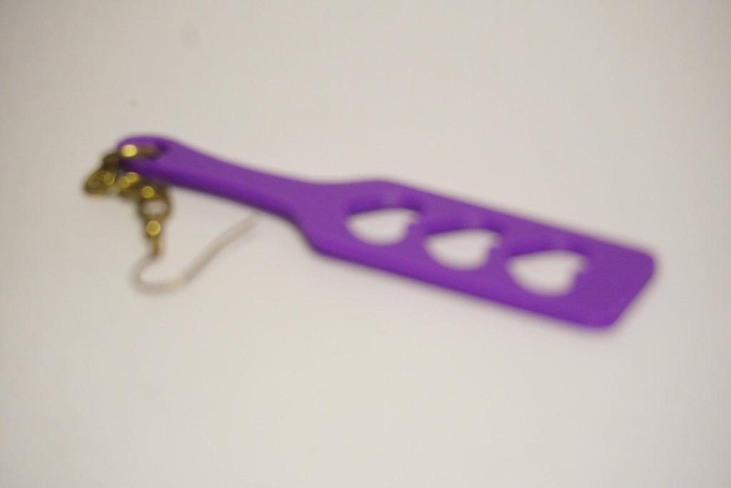 Paddle Ear-Rings with 3 Love Hearts! - Kinky BDSM 3d-Printed Accessory (etsy image id: 7995615244)