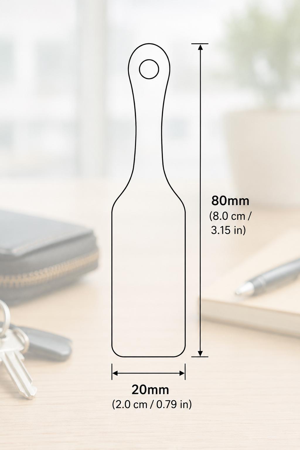 BUNNY BDSM Paddle Keychain with Custom Accent colour! Furry & Petplay Gift (etsy image id: 8009143542)