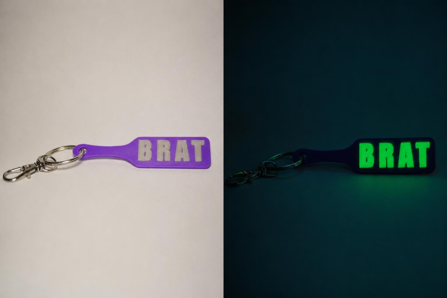 Glow-in-the-dark BDSM Paddle 3D Printed Spanking Accessory! (etsy image id: 8043487621)