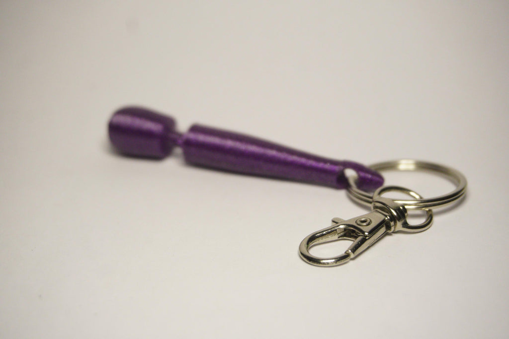 Buzzy-Wand Keychain - Kinky / 3d-Printed Accessory - BDSM / LGBT Gift (etsy image id: 8043491761)