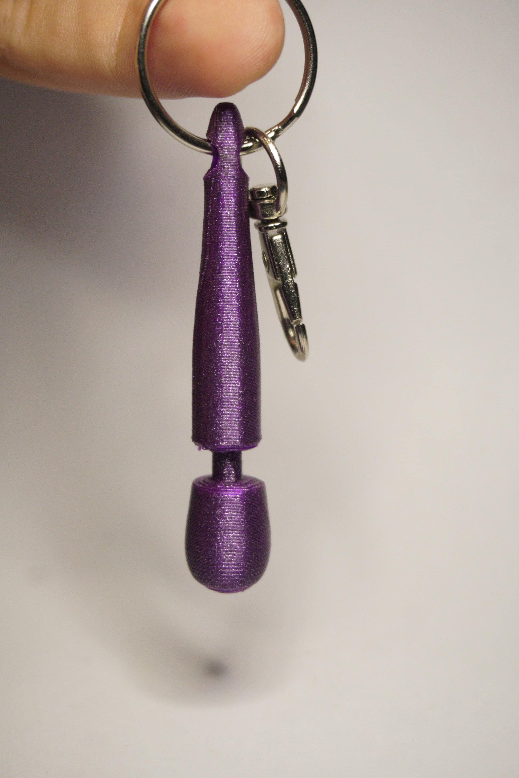 Buzzy-Wand Keychain - Kinky / 3d-Printed Accessory - BDSM / LGBT Gift (etsy image id: 8043491771)