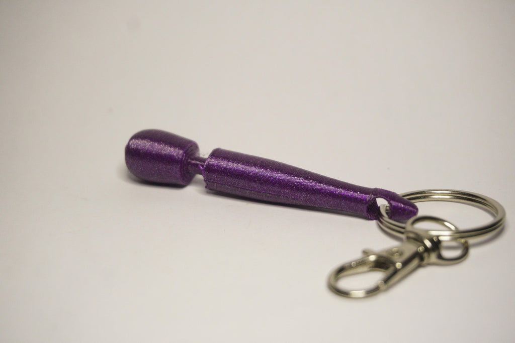 Buzzy-Wand Keychain - Kinky / 3d-Printed Accessory - BDSM / LGBT Gift (etsy image id: 8043491897)