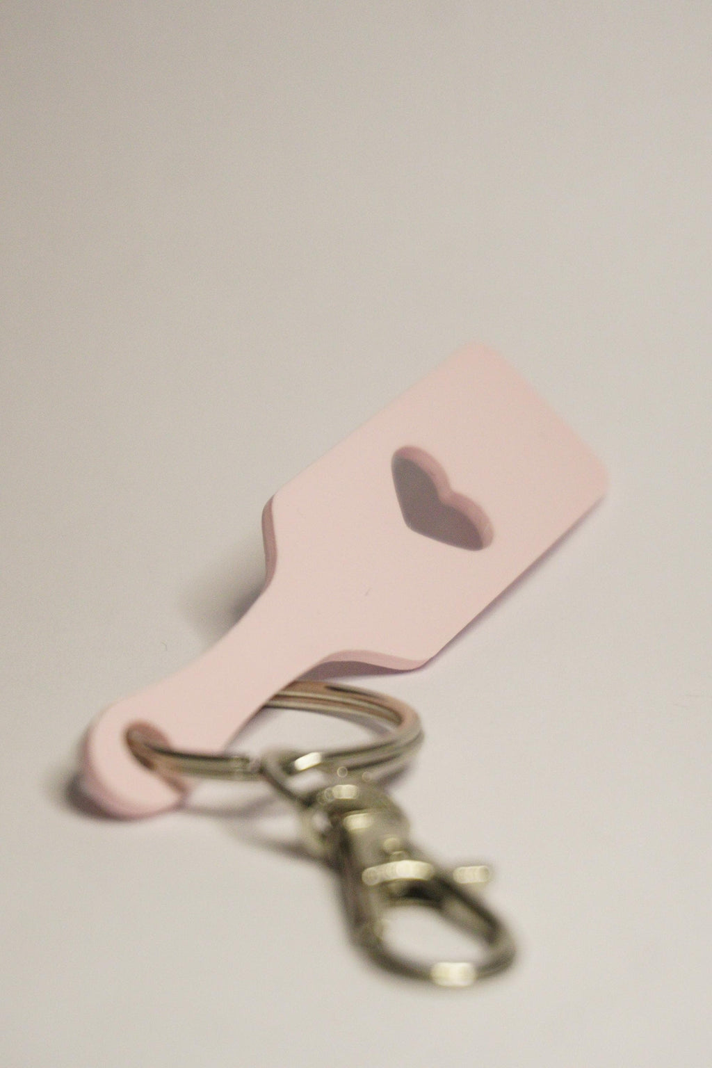 Paddle with Heart Keychain - Kinky BDSM 3d-Printed Accessory (etsy image id: 8043498067)