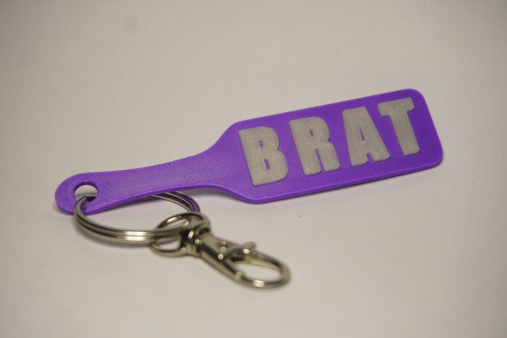 Customisable BRAT Paddle! - Kinky BDSM 3d-Printed Accessory (etsy image id: 8043566883)